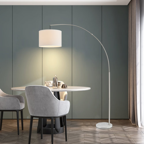 Latitude Run® Modern Arc Floor Lamp For Living Room Arching Hanging